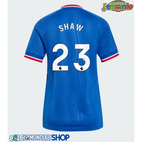 Maglie da calcio Manchester United Luke Shaw #23 Seconda Maglia Femminile 2026-27 Manica Corta